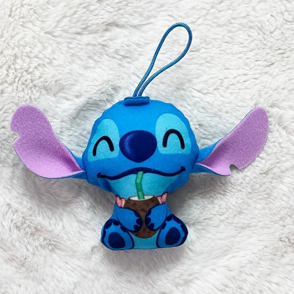 🔮 5/$25 Disney Stitch Sippin Stitch McDonalds Happy Meal Plush Toy 2022